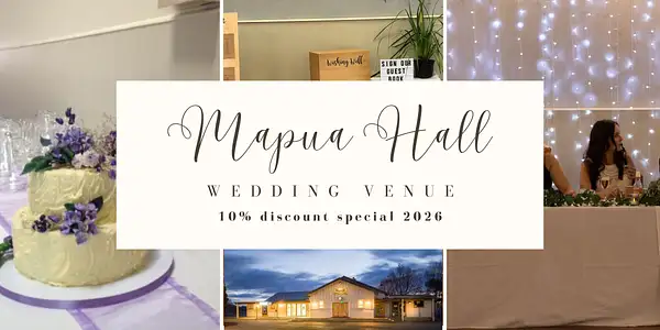 Nelson Wedding Venues: Mapua  Community Hall